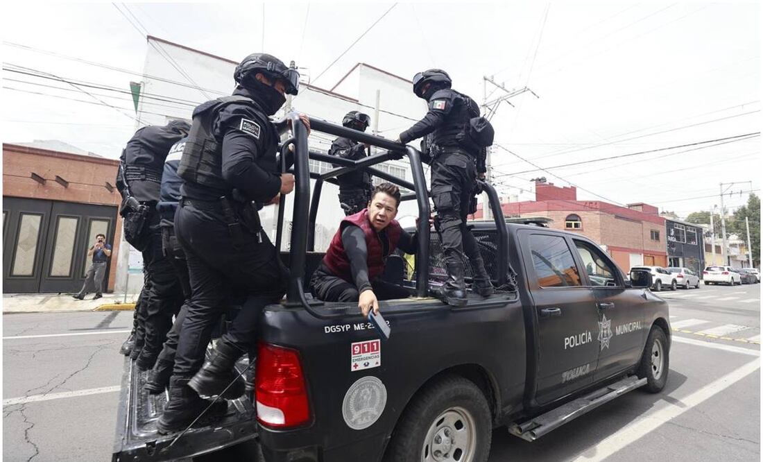 Detienen a regidor Mario Cardoso. Foto: Jorge Alvarado/ EL UNIVERSAL