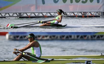 Kenia Lechuga y Juan Carlos Cabrera, a semifinales de remo