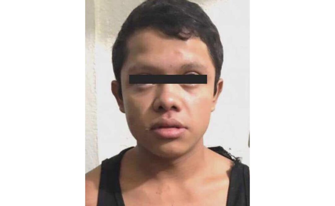 Luis Gerardo "N", uno de los detenidos. (Foto Gobierno de Veracruz)