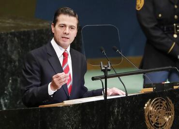 Peña Nieto pide en la ONU atender urgentemente el "flagelo" del tráfico de armas