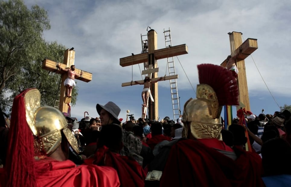 El Viernes Santo sirve para recordar el sacrificio de Jesús en la cruz. Foto Yadín Xolalpa/EL UNIVERSAL