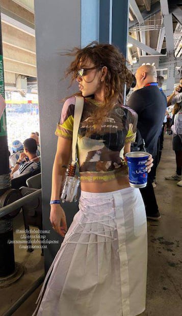 Danna presumió su outfit para la final del Mundial 2026. Foto: Instagram.