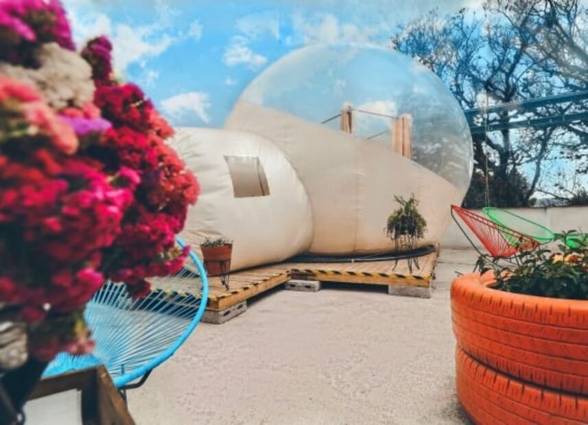 Conoce el nuevo hotel burbuja de un Pueblo Mágico de Tlaxcala