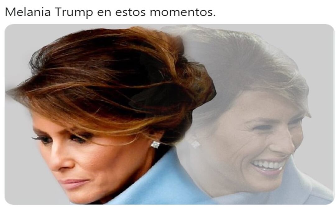Melania Trump, protagonista inesperada de los memes tras la victoria de Biden