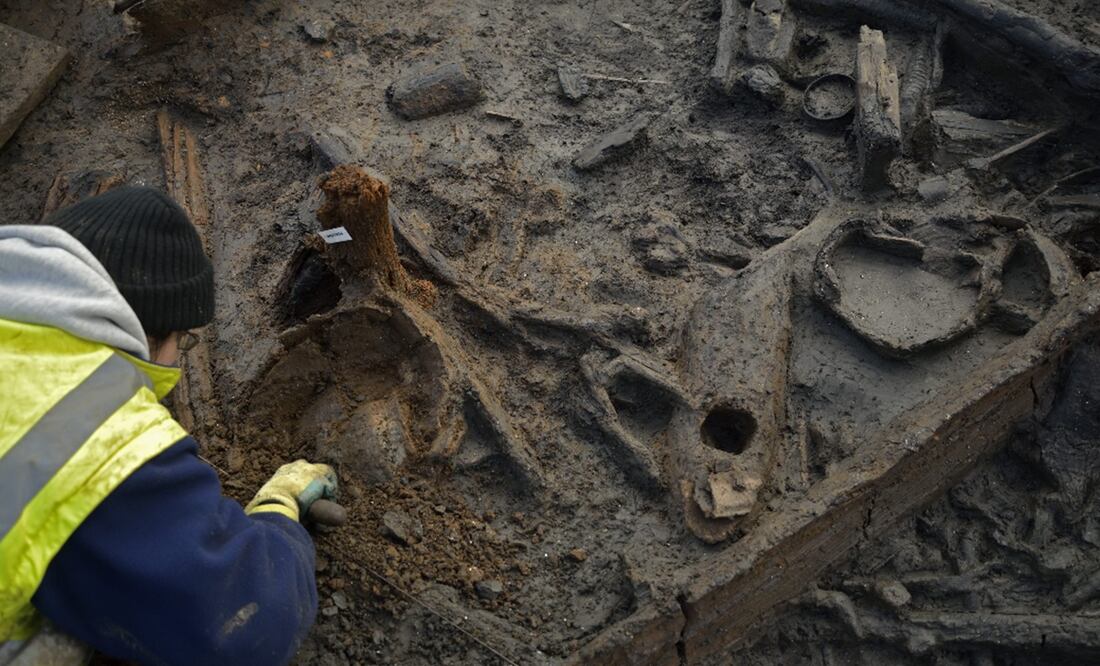 Excavación de la cantera Must Farm, en Whittlesey (Reino Unido). Foto: EFE, archivo