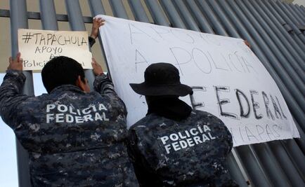 Policías Federales en Chiapas se suman a protestas nacionales