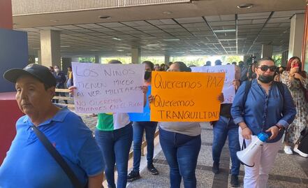 “Los niños tienen miedo”, pobladores de Jesús María, donde fue detenido Ovidio Guzmán, exigen la salida del Ejército  