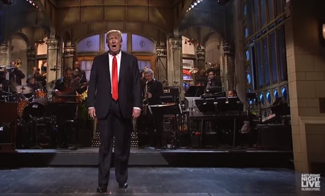 Trump told CNN's "State of the Union" that some sketches were cut because there were "a little risqué." (Photo: screen shot from the program)