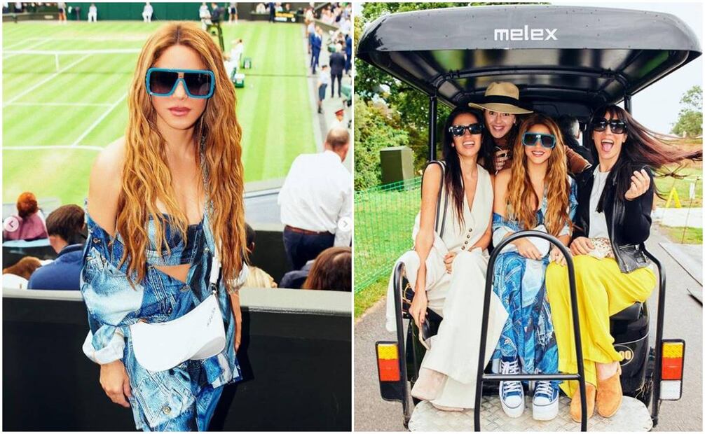 Shakira disfruta en Wimbledon.Fotos: Instgaram Shakira.