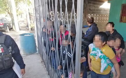 Rescatan a 11 migrantes centroamericanos abandonados en domicilio de Reynosa
