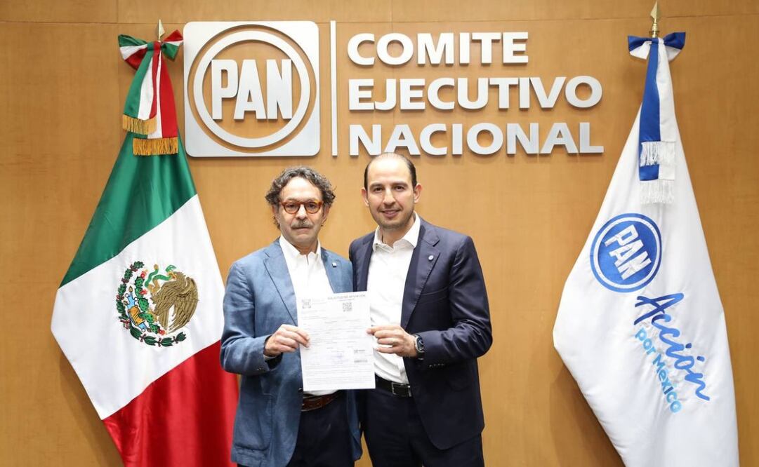 Gabriel Quadri se afilia al PAN. Foto: Twitter @MarkoCortes