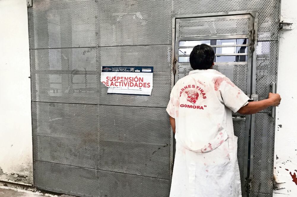 El 26 de junio se colocaron sellos de clausura en el sitio, mismos que fueron retirados el día 28. (REBECA JIMÉNEZ. EL UNIVERSAL)