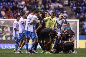 Puebla resistió con uno menos y frenó el buen paso de Toluca