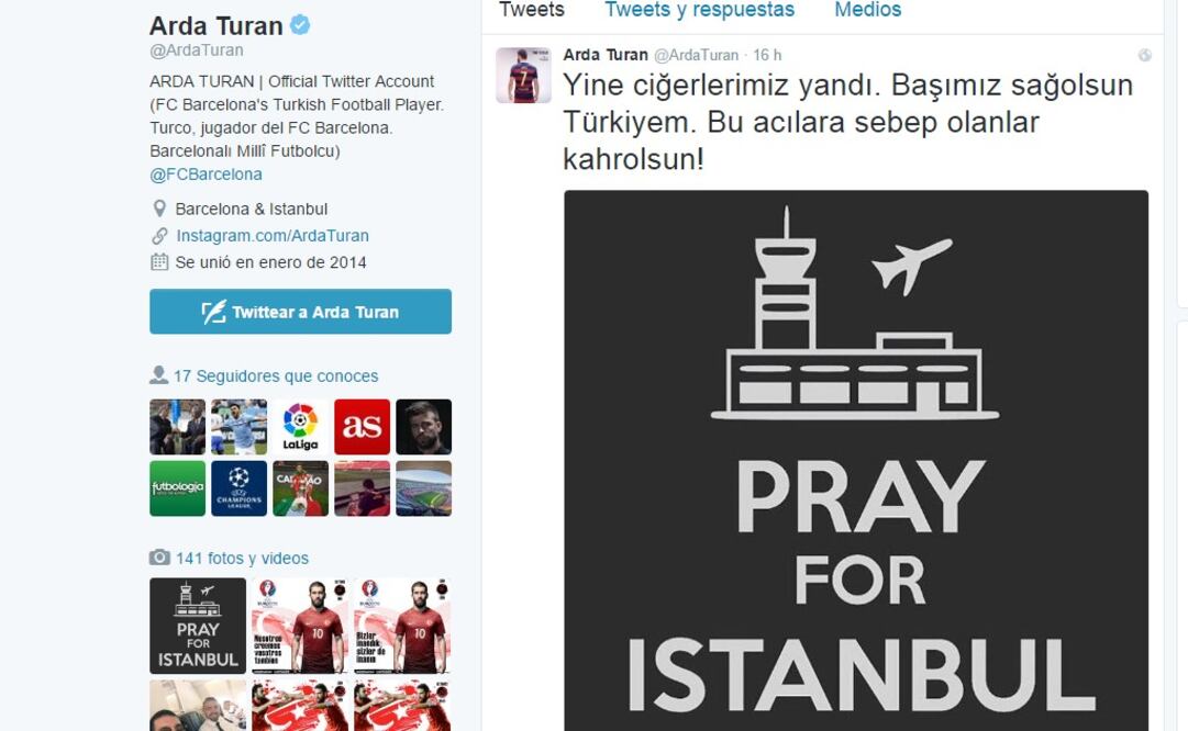 Tomada de: @ArdaTuran