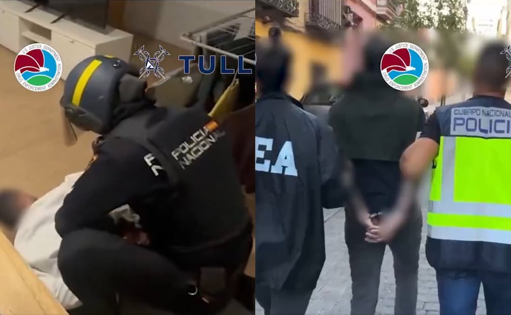 Entre los arrestados hay un miembro del Cártel de Sinaloa y el propietario de una empresa de mármoles. Foto: Captura de pantalla de X @policia