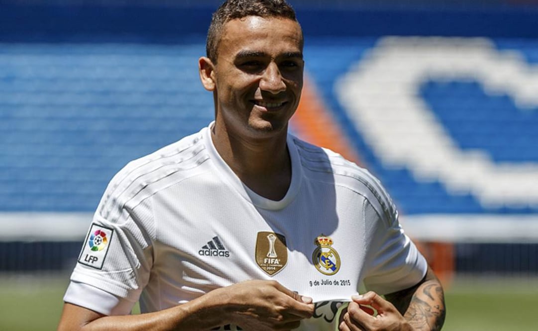 Danilo en su presentación con el Real Madrid. Reuters