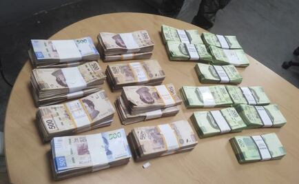 Descubren un millón de pesos dentro de una caja de cartón en aeropuerto de SLP