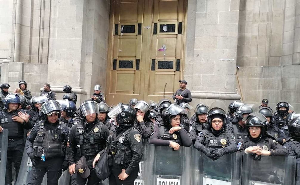 Resguardo del Máximo Tribunal por autoridades. Foto: Yalina Ruiz / EL UNIVERSAL