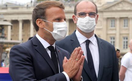 Macron obligará a llevar mascarilla "en todo lugar cerrado" por Covid-19