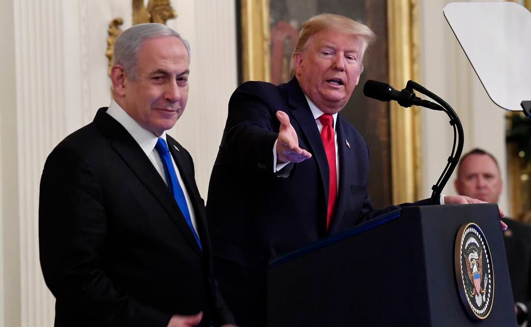 Donald Trump y Benjamín Netanyahu (Foto: AP)