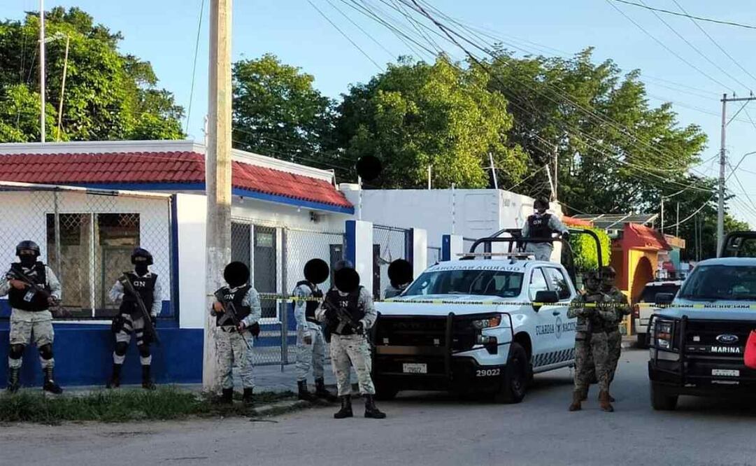 Operativo antinarcóticos en Motul, Yucatán. Foto: Especial.
