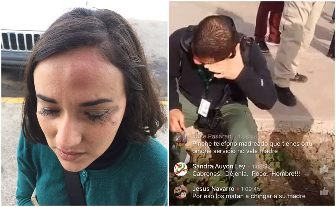 Gendarmería golpea a periodista de EL UNIVERSAL