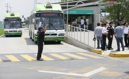 Conductores del Mexibús suspenden servicio