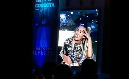 Danna Paola llora de emoción tras regresar a los escenarios 
