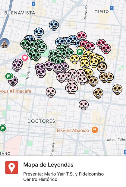 Mapa de Leyendas y Datos Esotéricos. Foto: Captura de pantalla