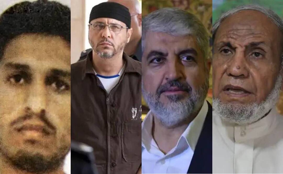 Ellos son los dirigentes que continuarán al mando de Hamas tras la muerte de Ismail Haniya. Foto: BBC