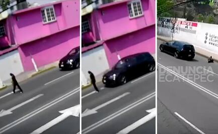 Difunden video de mujer atropellada intencionalmente en Ecatepec