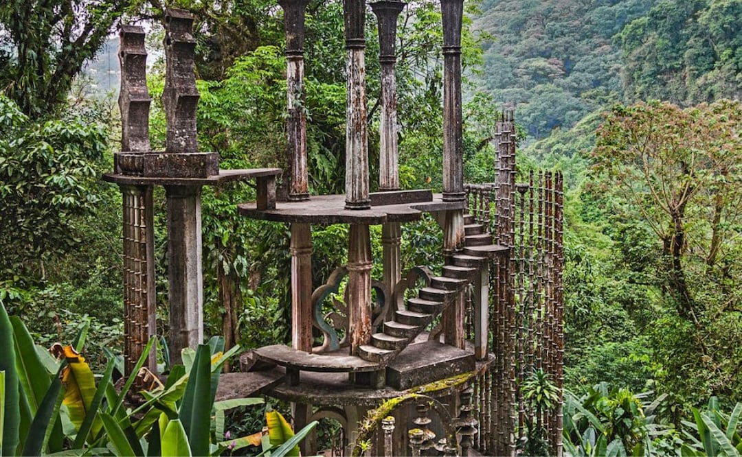 El Jardín Escultórico Edward James es un destino surreal imperdible. Foto: Las Pozas Edward James