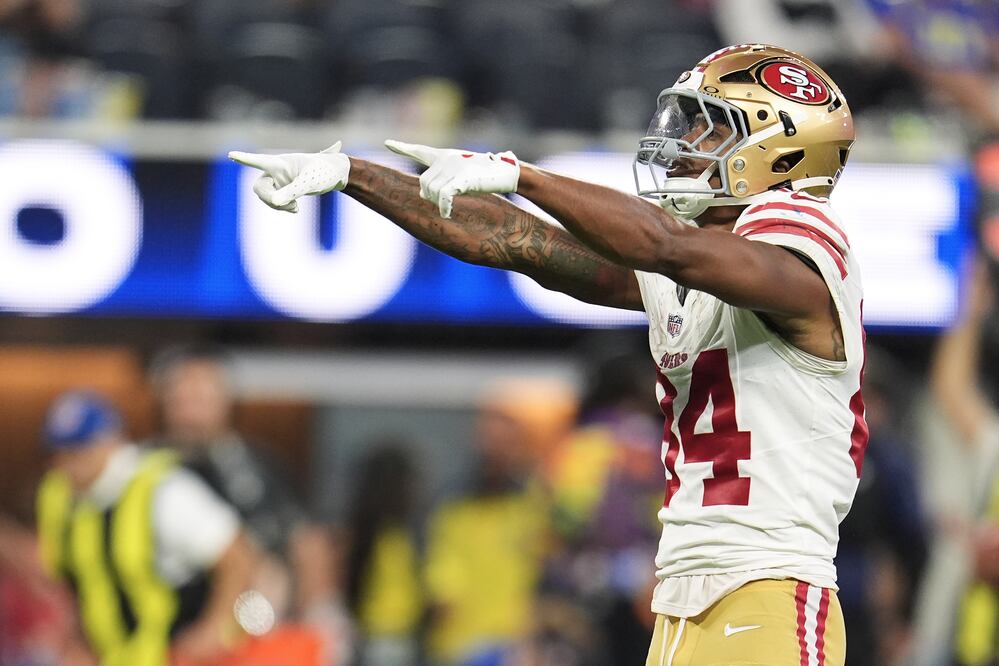 Kendrick Bourne con los 49ers de San Francisco - Foto: AP