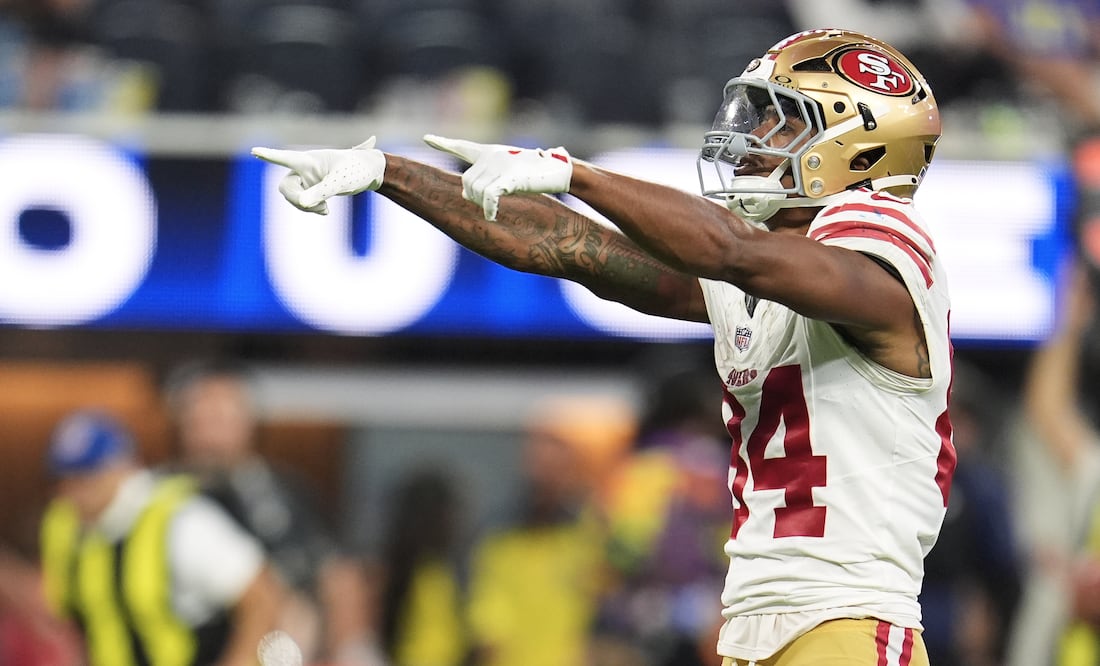 Kendrick Bourne con los 49ers de San Francisco - Foto: AP