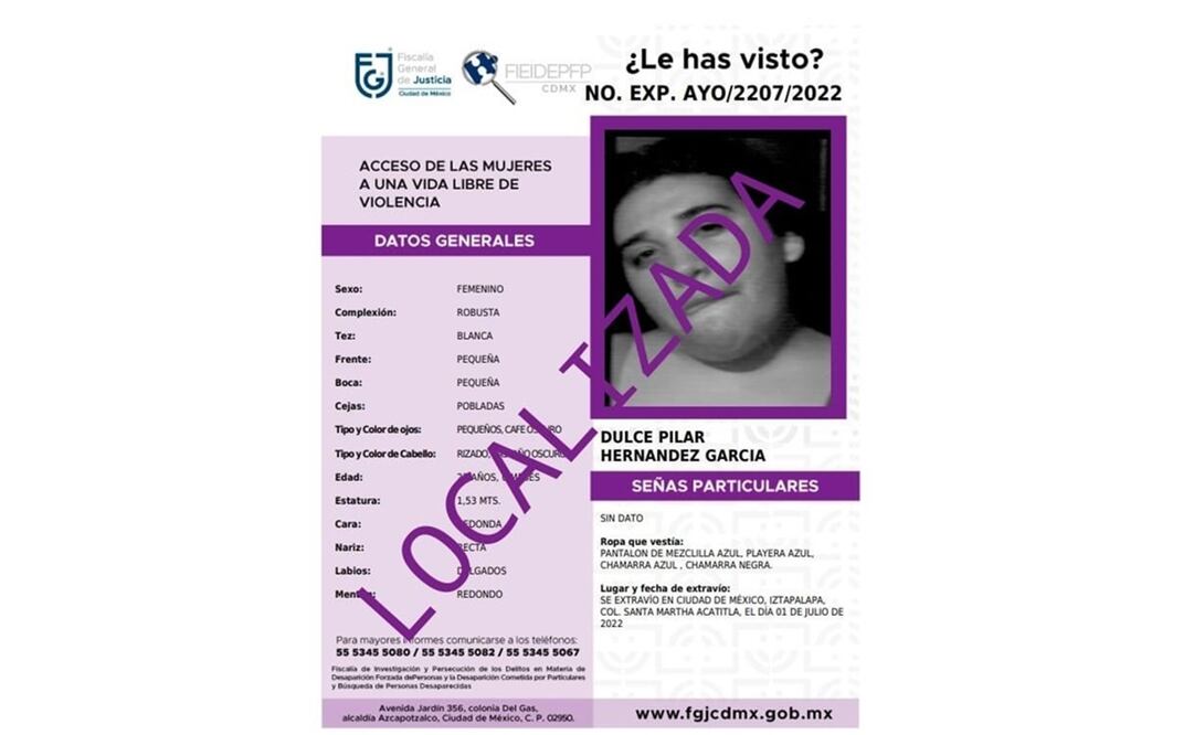 Foto: tomada de Twitter. @FiscaliaCDMX