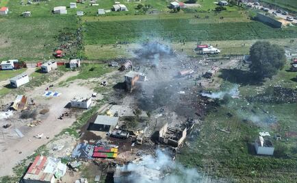 Suman 17 muertos por explosión en Tultepec