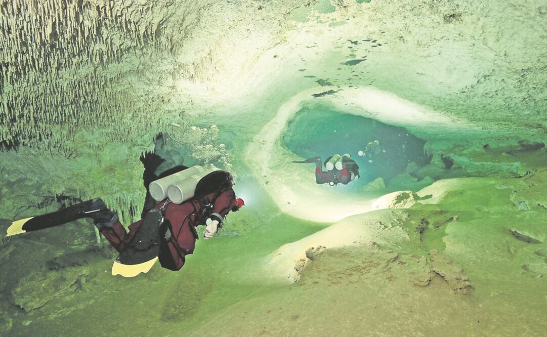 Investigadores señalan la necesidad de aplicar un sondeo geofísico y geohidrológico en toda la ruta del proyecto; hasta la fecha se tienen registradas 358 sistemas de cuevas en la región. Foto: GRAN ACUIFERO MAYA PROJECT (GAM)