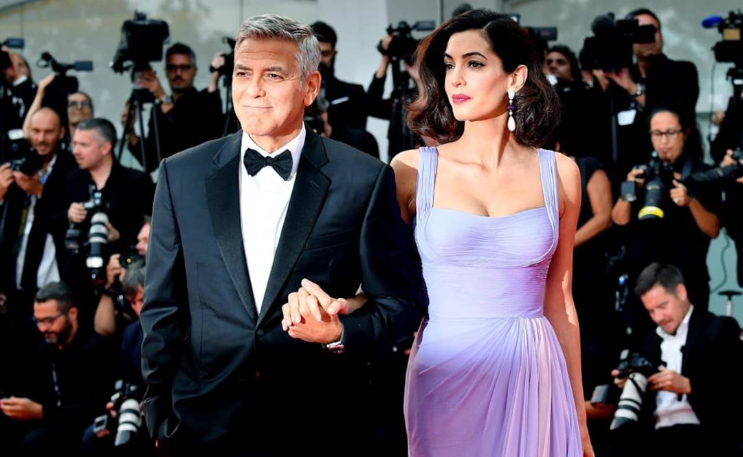George y Amal Clooney. FOTO: AP.