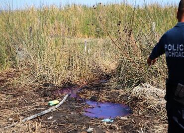 Frenan derrame de gasolina en toma clandestina de Cuitzeo