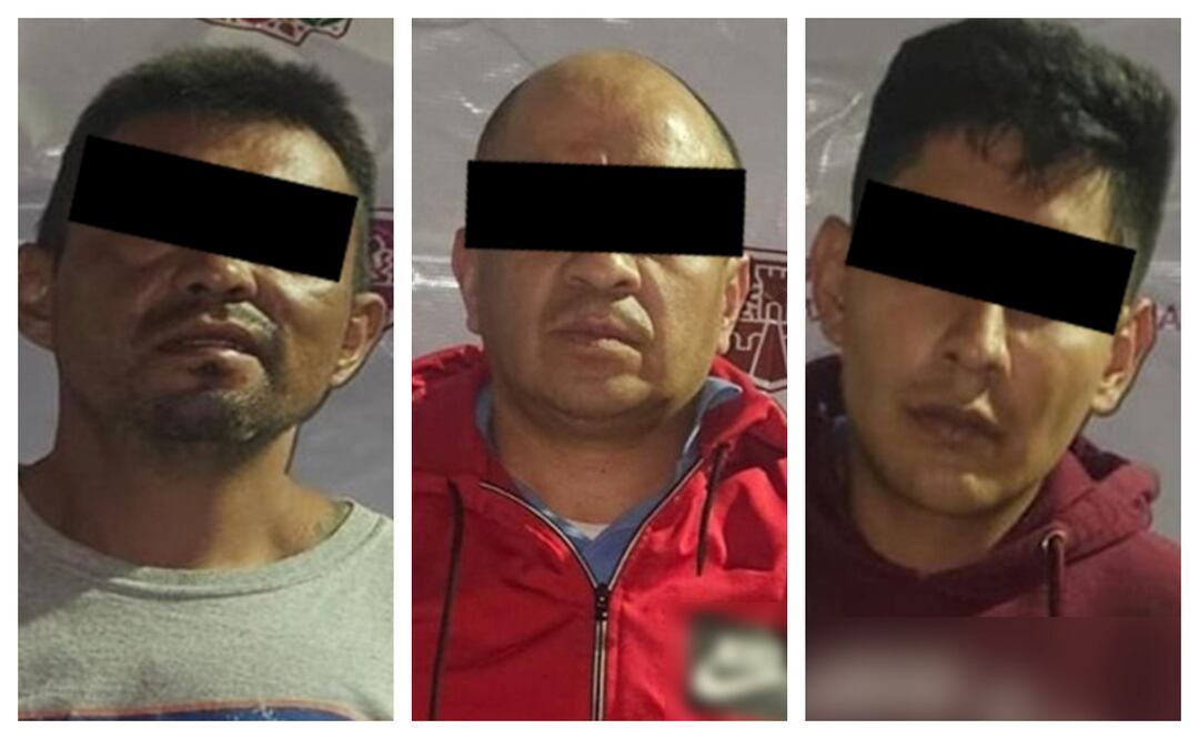 Detienen a presuntos integrantes de la Unión Tepito. Foto: Especial