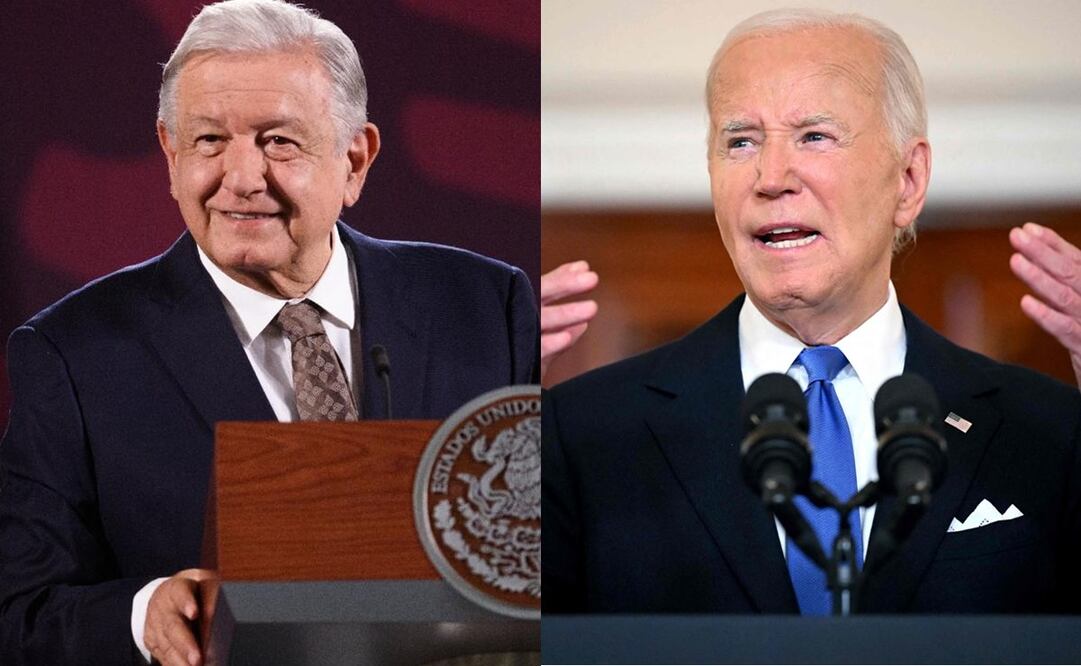 Andrés Manuel López Obrador y Joe Biden. Foto: Presidencia y MANDEL NGAN