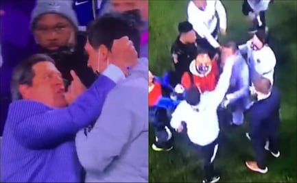 Miguel Herrera provoca al auxiliar de Bradley y le sueltan un golpe