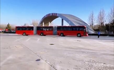 CDMX recibirá su primer Metrobús biarticulado eléctrico procedente de China