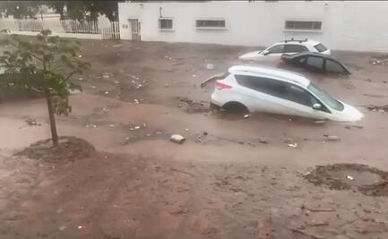 Lluvias torrenciales tienen a Sonora bajo el agua; activan protocolos de emergencia 