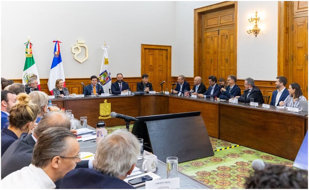 Reunión de Samuel García con la Embajadora de Francia en México (6/11/2024). Foto: Especial