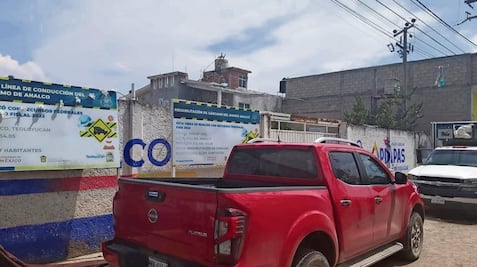 Pobladores tienen tomado un cárcamo