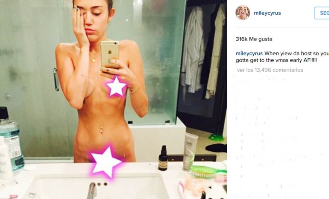 Cyrus prometió una fiesta para esta noche Foto:Instagram