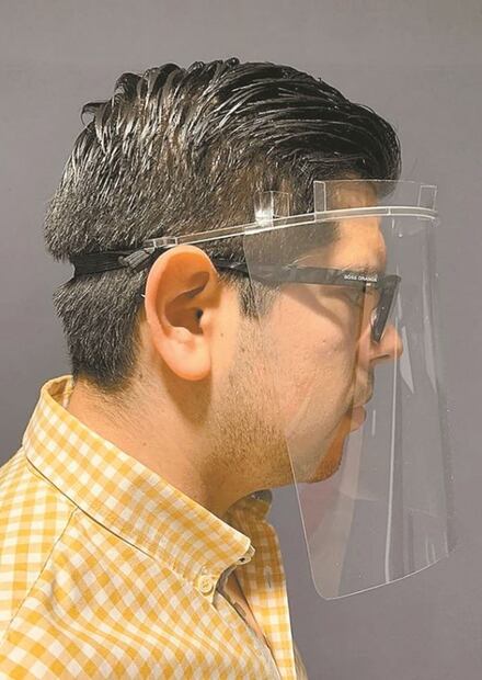 Crea careta para proteger a quien se expone al virus