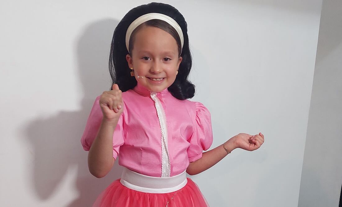 Como parte de su primera etapa, Michaela Bisogno debutó en el musical "Vaselina". Foto: Sughey Baños/ EL UNIVERSAL