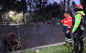 Por lluvias se desborda río San Buenaventura, en Xochimilco; no se registran afectaciones en viviendas